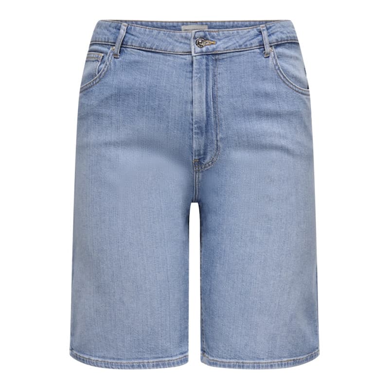 Only Carmakoma Sonny Denim Wide Shorts - Light Blue Denim 44 Light Blue Denim
