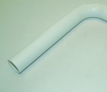 Afløbsrør 32x220x680mm Hvid plast vinkelløbende
