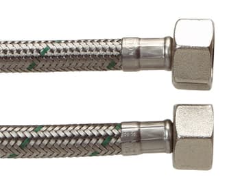 Vandforsyning Tilslutningsslange, 1500 mm, 1/2 omløber x 1/2 omløber, Koldt/varmt drikkevand