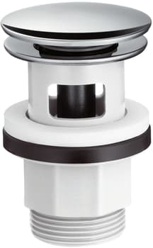 Hansgrohe Push-open bundventil 1 1/4' kunststof krom