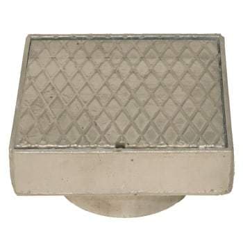 Duco 200 x 155 mm karm/dæksel t/tagbrønd, 2,5 t, galv. smedejern