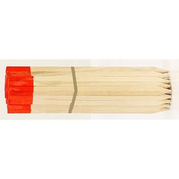 Afs�tningsp�le, 25 x 25 x 600 mm, med r�d top (25 stk)