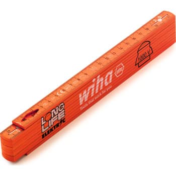Wiha elektrikertommestok Longlife® 2 m, forberedt til kabeltr�k