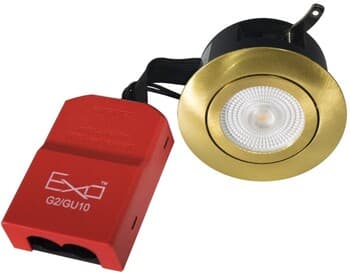Daxtor EXO 42 G2 Low Profile GU10 Messing �88 IP21