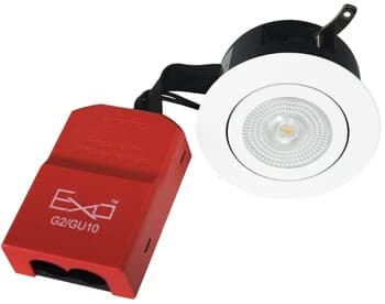 Daxtor EXO 42 G2 Low Profile GU10 Hvid �88 (EXCL. LYSKILDE)
