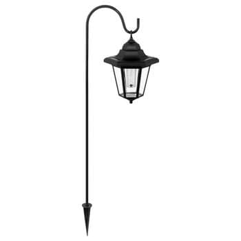 Eglo solcelle h�ngende lanterne med spyd, H740 mm, sort