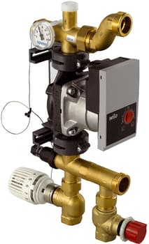 Uponor/Wirsbo Uponor Fluvia T Pumpeshunt Push 23 med Wilo Yonos PARA pumpe 240m2