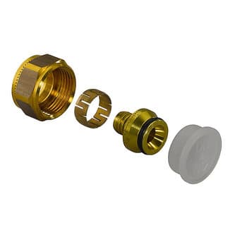 Uponor Vario GV-koblingss�t PEX 20x1,9/2,0-G3/4' Euro