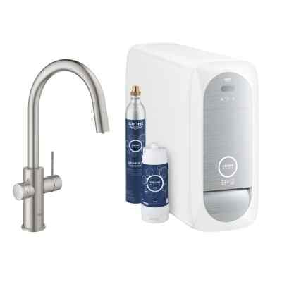 GROHE Blue Home - C-pip - Utdragbar - Supersteel