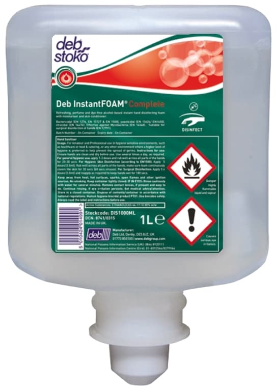 HÅNDDESINFEKTIONSSKUM 6 X 1000 ML