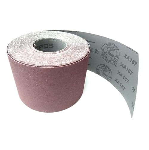 250 mm x 50 meter Sliprulle för golvslipmaskin Korn P240