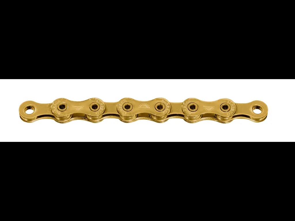 Sunrace CN12H Kæde - 12 Speed - Hollow Pin - 126 led - Guld