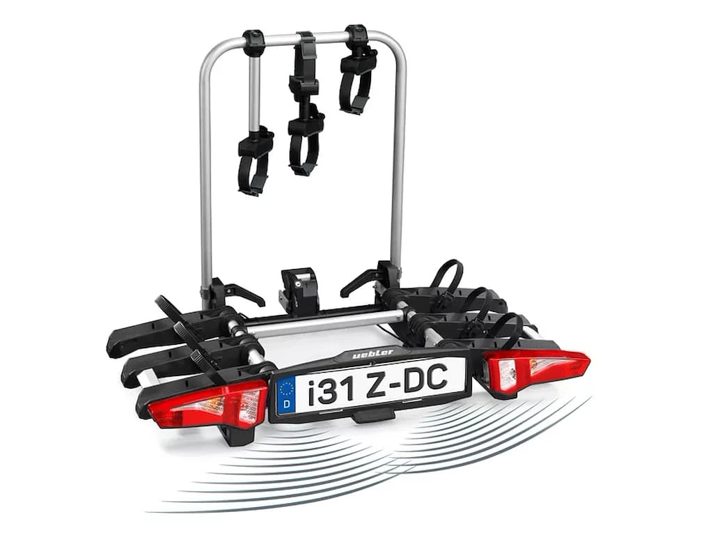 Uebler i31 Z-DC Cykelholder til 3 cykler med 60° fold-down function og reverse driving control