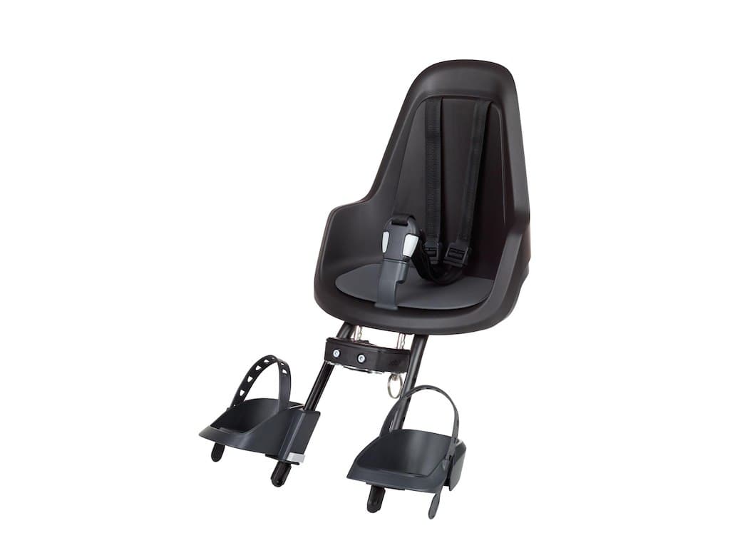 Bobike GO mini - Barnestol Frontmonteret - Sort