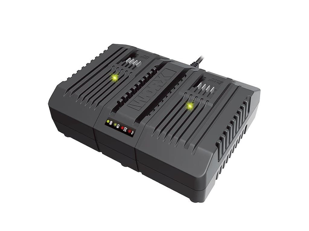 Worx Dobbeltlader til 20V Batterier 4A