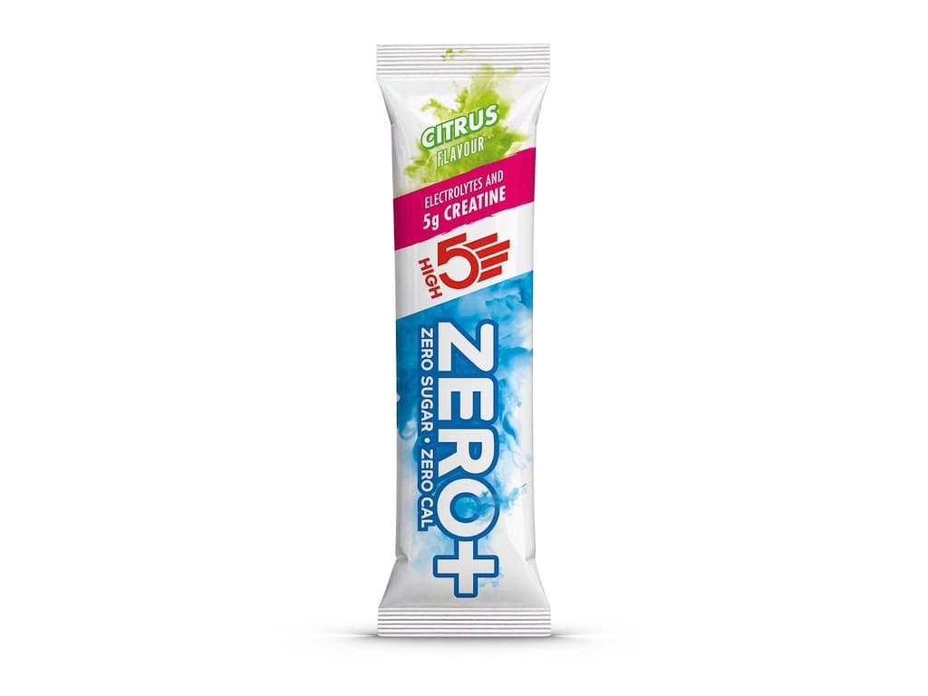 High5, Zero+ Creatine elektrolytter citrus tilsat 3 g kreatrin - Brev med 9,5 gram