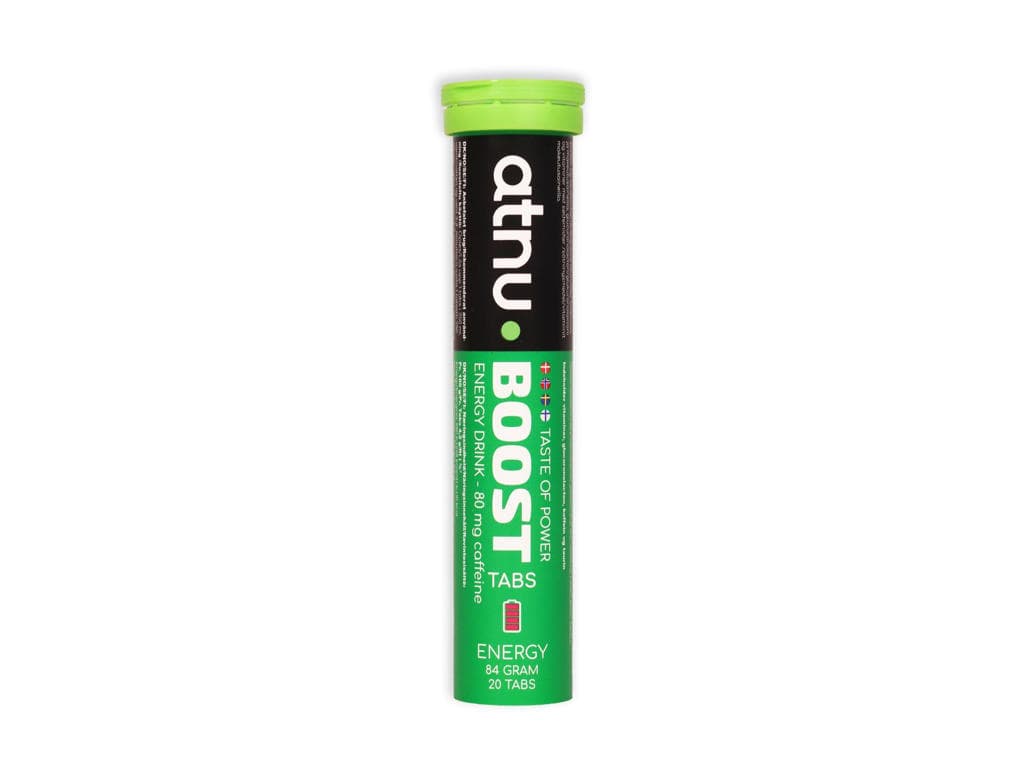 ATNU Boost Energy Drink - Koffeintabs med smag af Lime/Lemon - 20 tabs