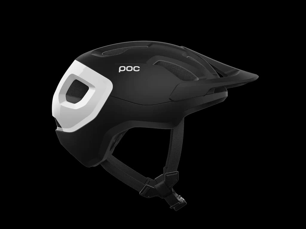 POC Axion Race MIPS - Cykelhjelm - Uranium Black Matt/Hydrogen White - Str. 59-62 cm