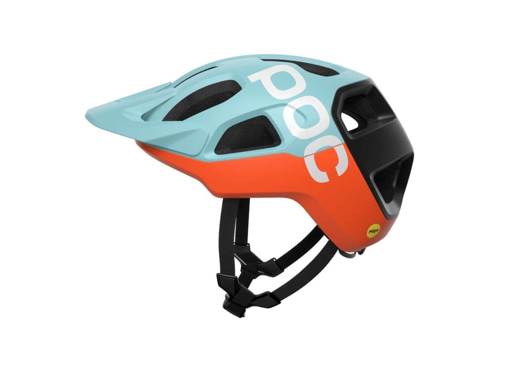 POC Cularis - Cykelhjelm - Indicolite Blue Matt/Carnelian Orange Matt - Str. S/51-54