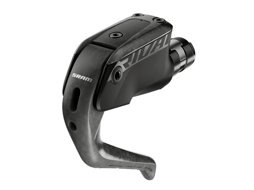 SRAM Rival AXS E1 Aero bremsegreb højre, med hydraulisk kaliber, flat maount og 2000mm olieslange
