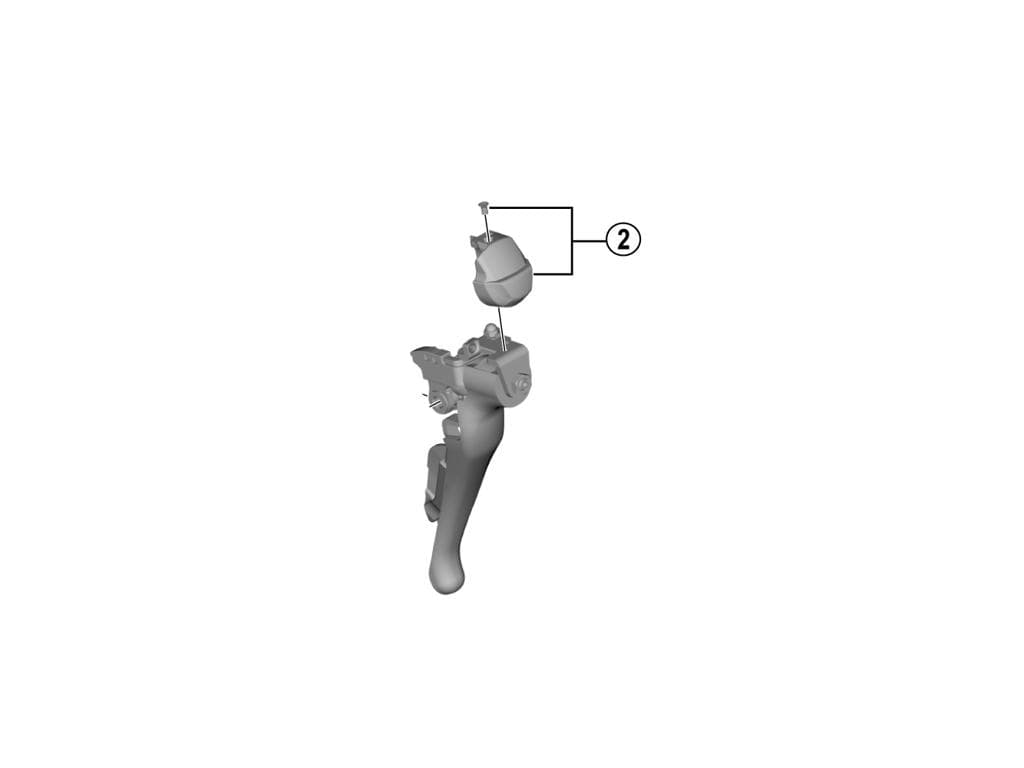 Shimano Sora - Navneplade m. skrue - Venstre - ST-R3000