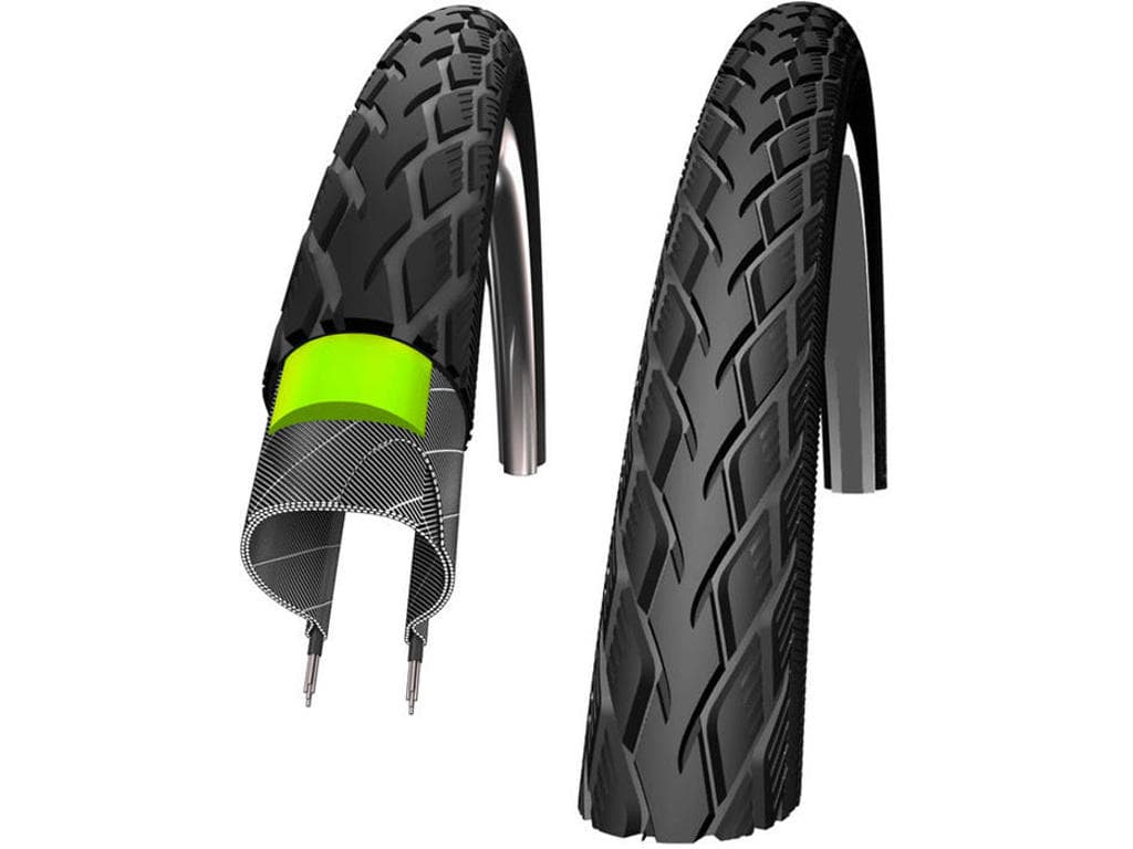 Schwalbe Marathon GreenGuard Tråddæk - 700x47C (47-622)