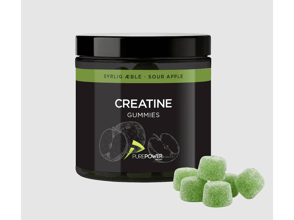 Purepower Kreatin Vingummi - Sur Æble - 60 stk