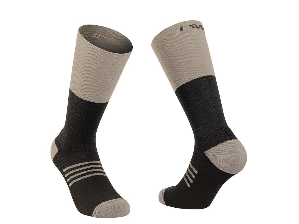 Northwave Extreme Pro High Sock - Cykelstrømper - Sort/Sand - S