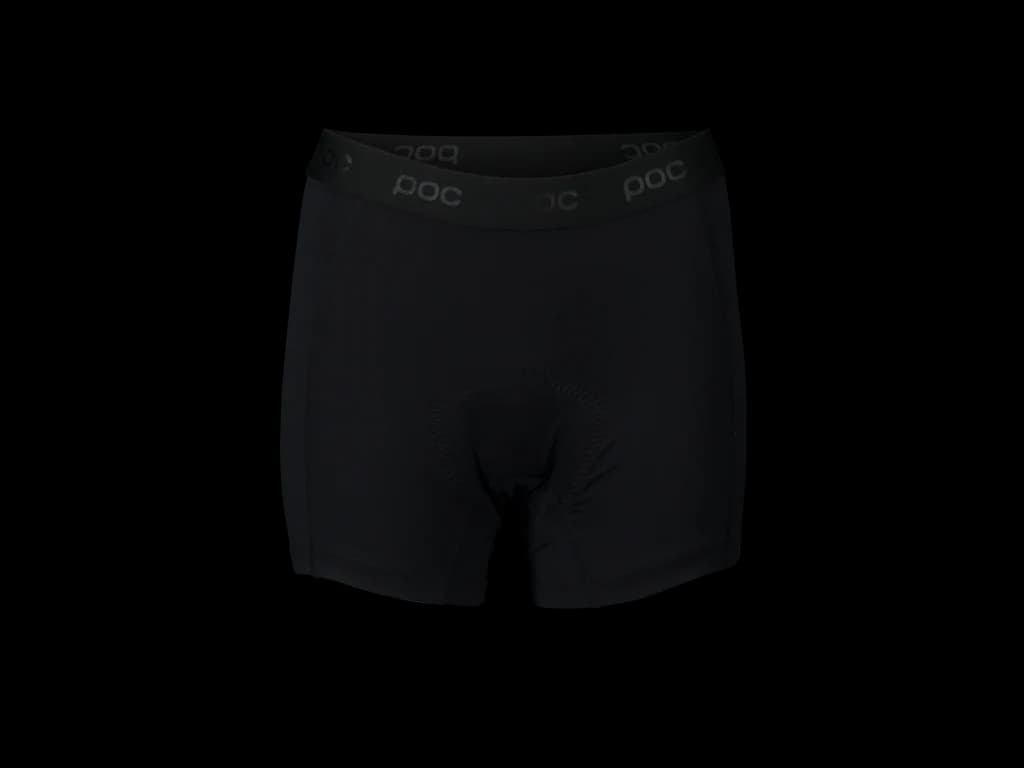 POC W's Re-Cycle Boxer med Pude - Dame - Uranium Black - Str. M