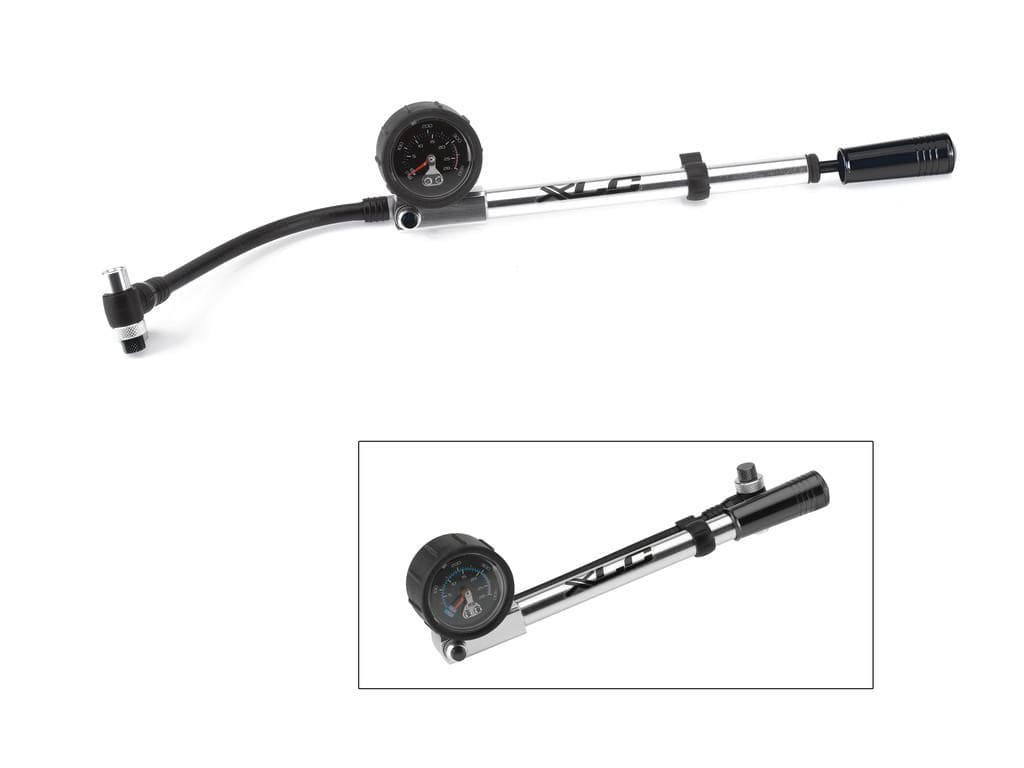 XLC - Fork/Shock Pumpe - HighAir Pro - 28 bar/ 400 psi - Sort/Sølv