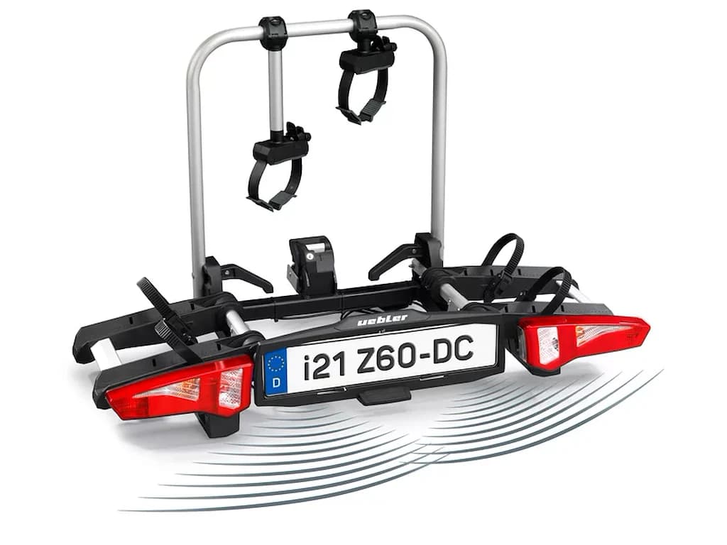 Uebler i21 Z60-DC Cykelholder til 2 cykler med 60° fold-down function og reverse driving control