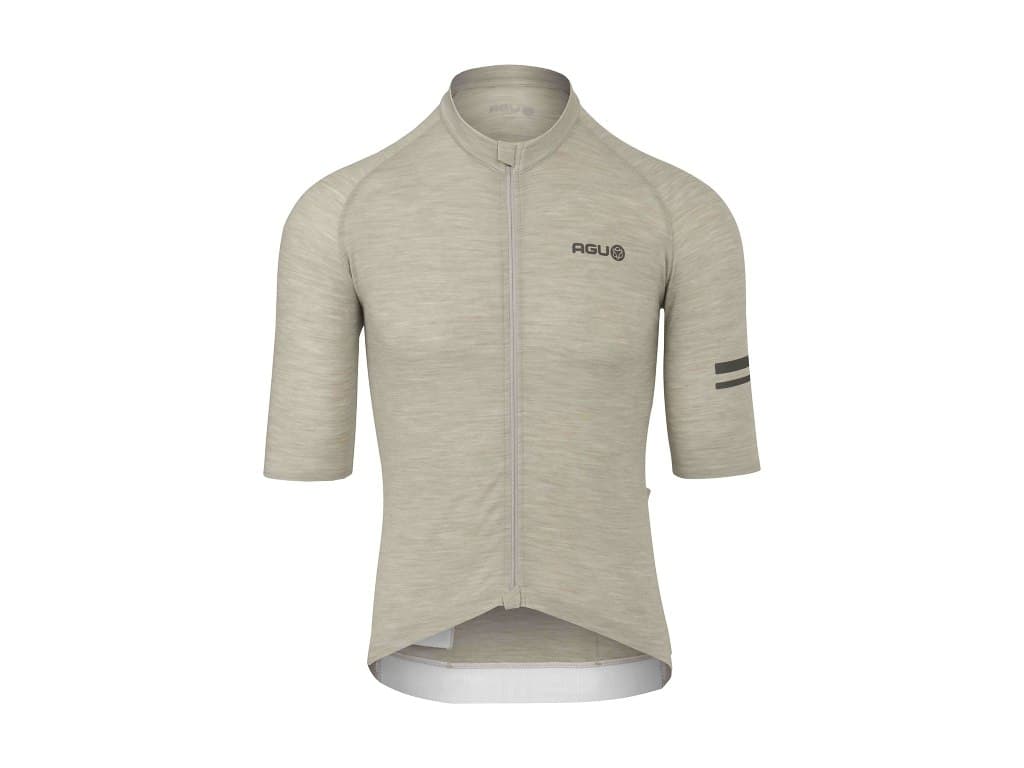 AGU Merino Performance Jersey - Cykeltrøje - Korte ærmer - Herre - Sustained Grey - Str. XL