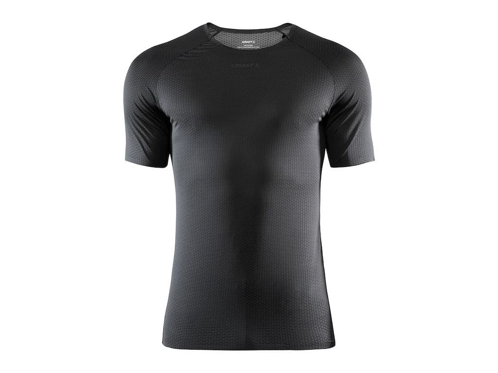 Craft Active Nanoweight - Svedundetrøje - Korte ærmer - Herre - Sort - Str. 3XL