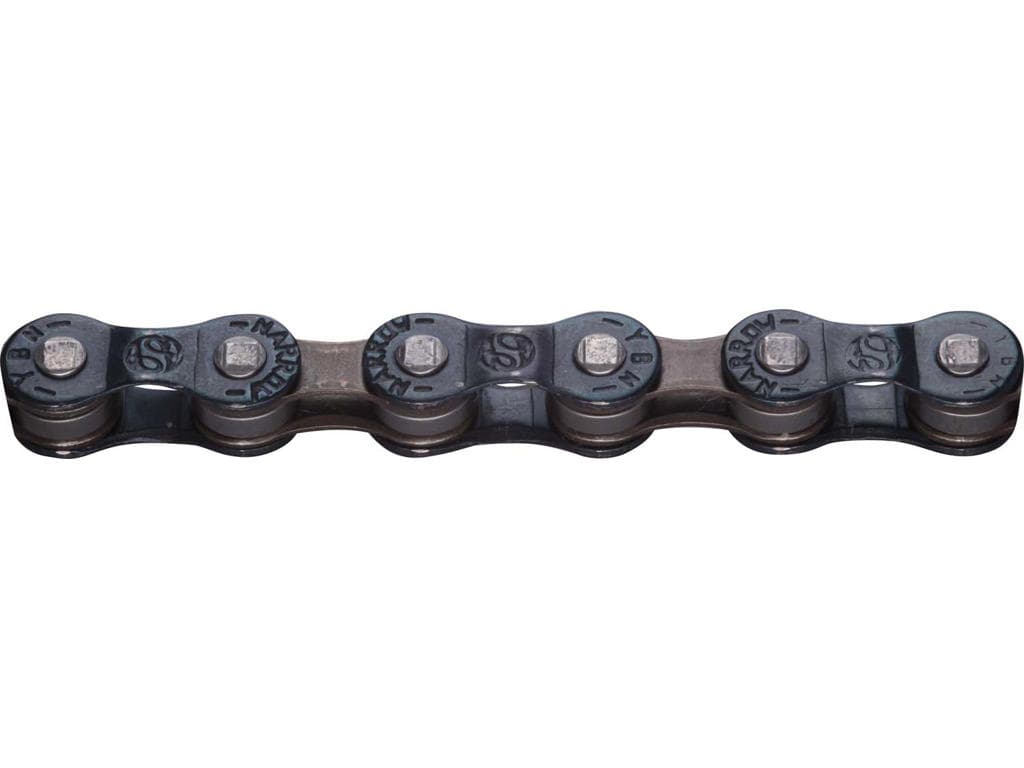 YBN - Kæde 6 og 7 Gear - S50 - 116 Led - Navy Blå/Brun