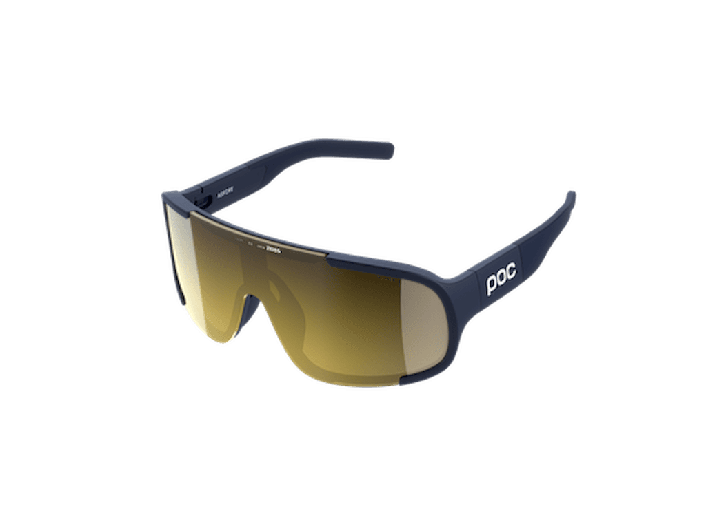 POC Aspire Cykelbriller - Apatite Navy/Clarity Road/Partly Sunny Gold