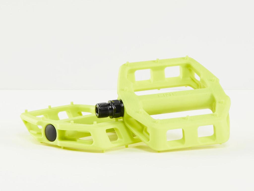 Bontrager Line Comp - Platform pedaler MTB - Neongrøn - 15mm 9/16"