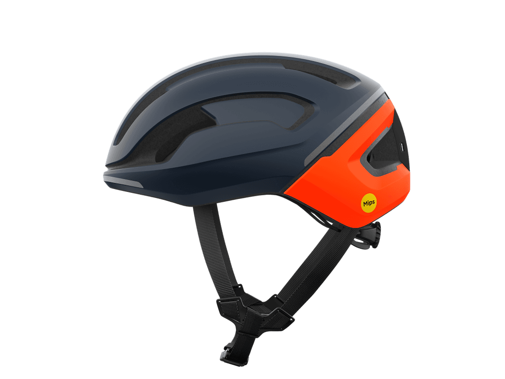 POC Omne Beacon MIPS Cykelhjelm - Navy/Orange - Str. 50-56 cm
