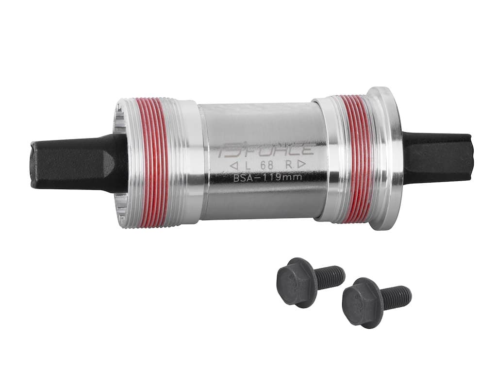 FORCE krankboks BSA 119 mm aluminium skåle og stål hus og firkantet aksel
