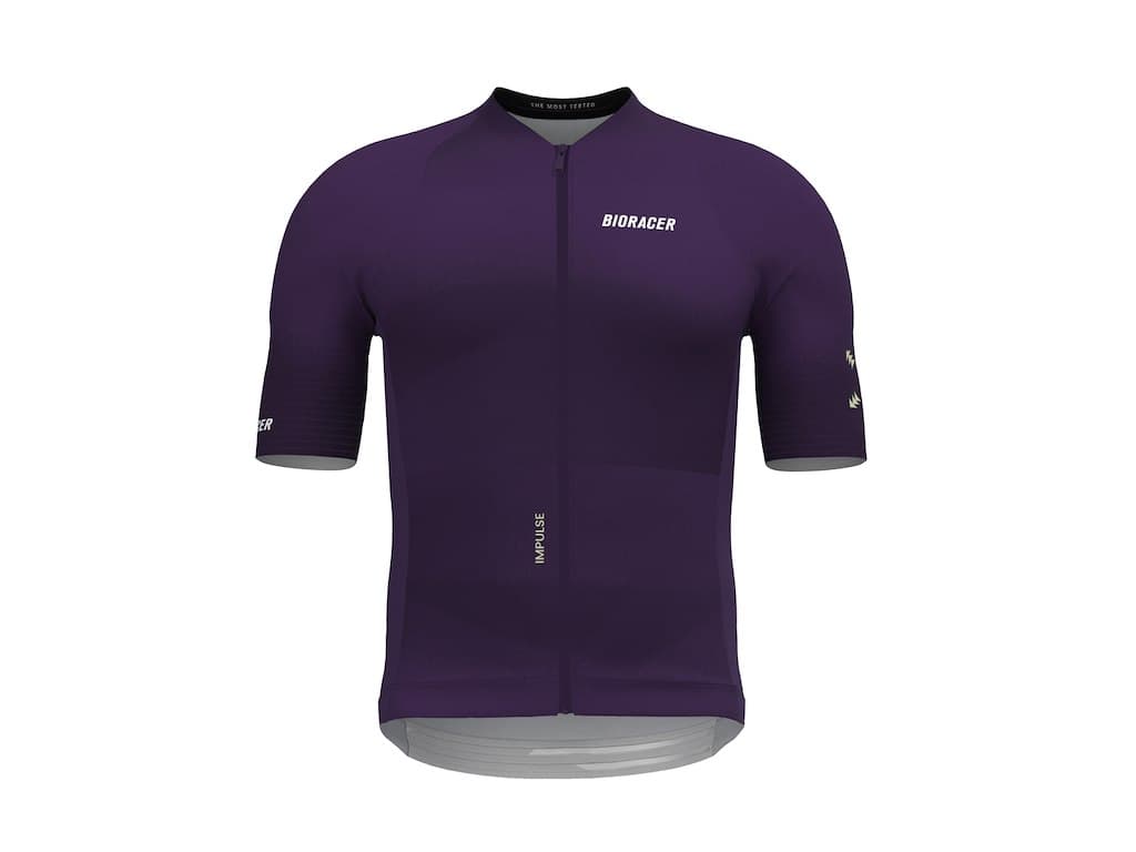 Bioracer Icon Impulse Jersey - Cykeltrøje - Korte Ærmer - Herre - Dark Violet - 3XL