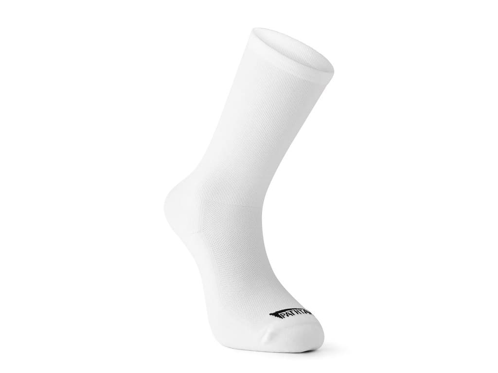 Pathtaker Highcut - Cykelstrømper - Hvid - Str. 42-44