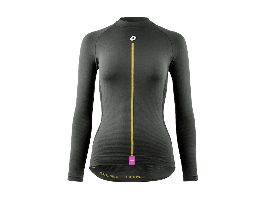 Assos Spring Fall LS Skin Layer P1 - Baselayer - Lange ærmer - Dame - Anthracite Grey - 0