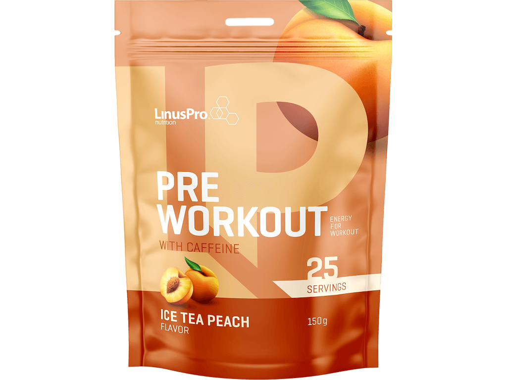 LinusPro Pre Workout med Koffein - Ice Tea - 150g