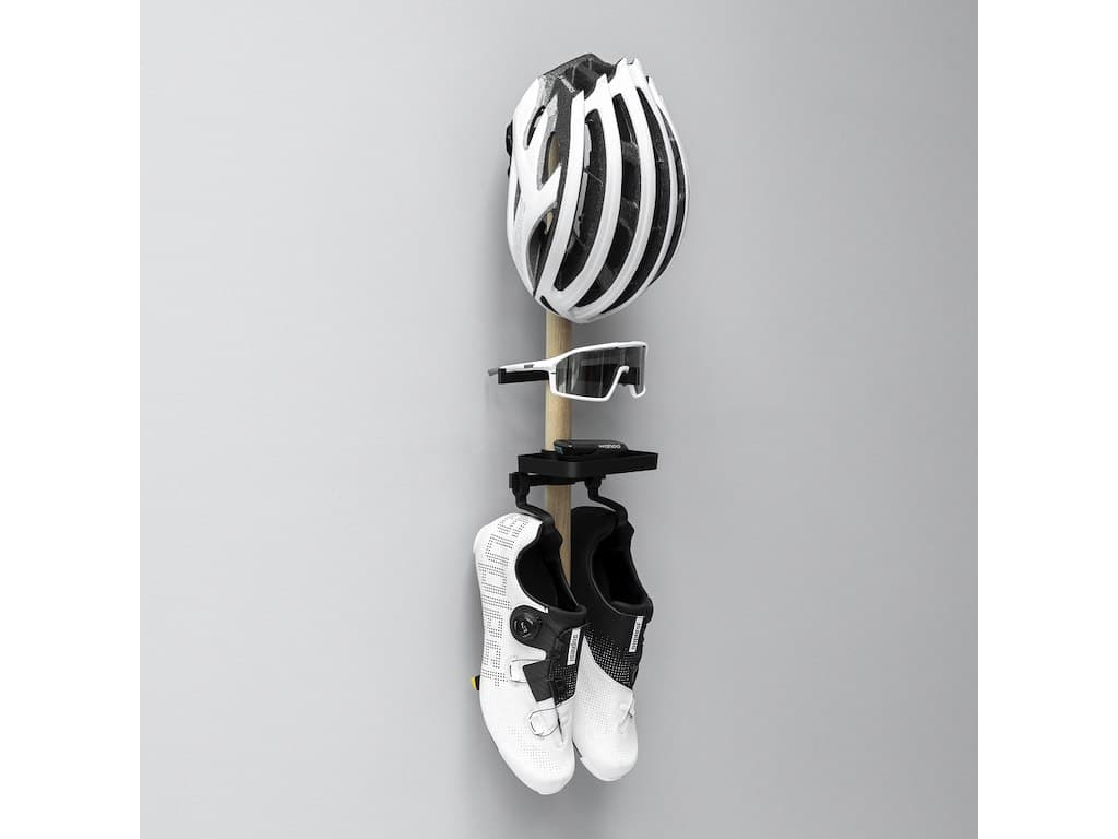 Tons Rack B- Til Sko, Cykelbriller & Hjelm Med Bakke - Mat Sort