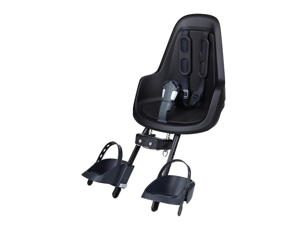 Bobike ONE mini - Barnestol Frontmonteret - Sort
