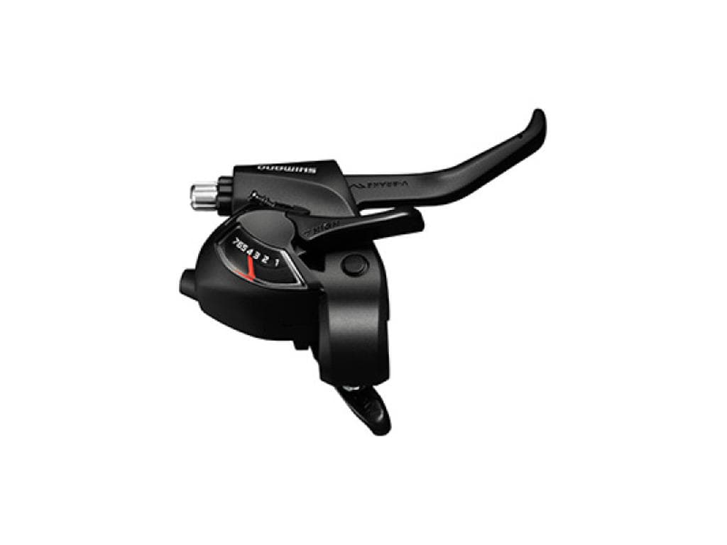 Shimano Tourney - Skifte- og bremsegreb højre - Til 6 gear - med display - Sort