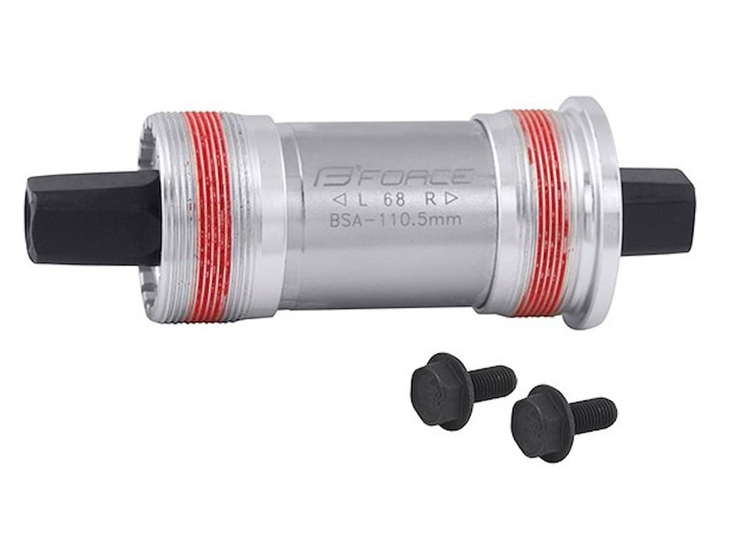 FORCE krankboks firkant Alumium (Aksellængde: 127,5 mm)