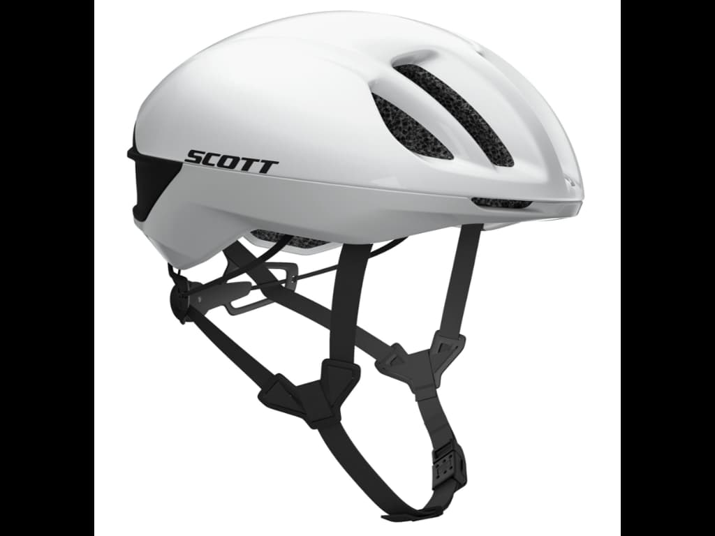 SCOTT Cadence Plus Cykelhjelm, Hvid/Sort (Størrelse: Small (0))