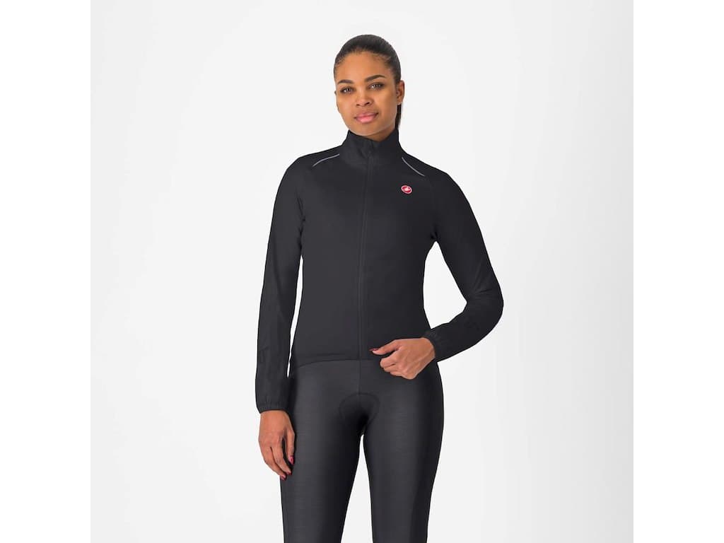 Castelli Emergency 3 Women's Rain Jacket - Regnjakke - Dame - Light Black - M