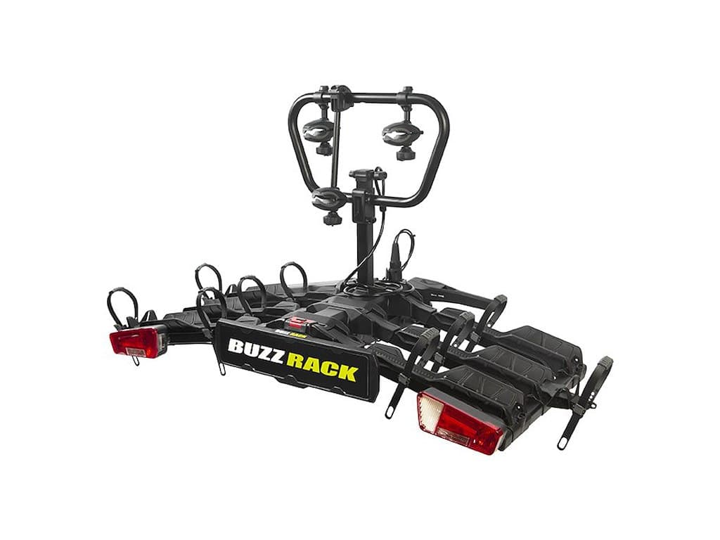 Buzzrack Scorpion Pro 3 - Cykelholder til 3 cykler - 13 pol - Sammenklappelig