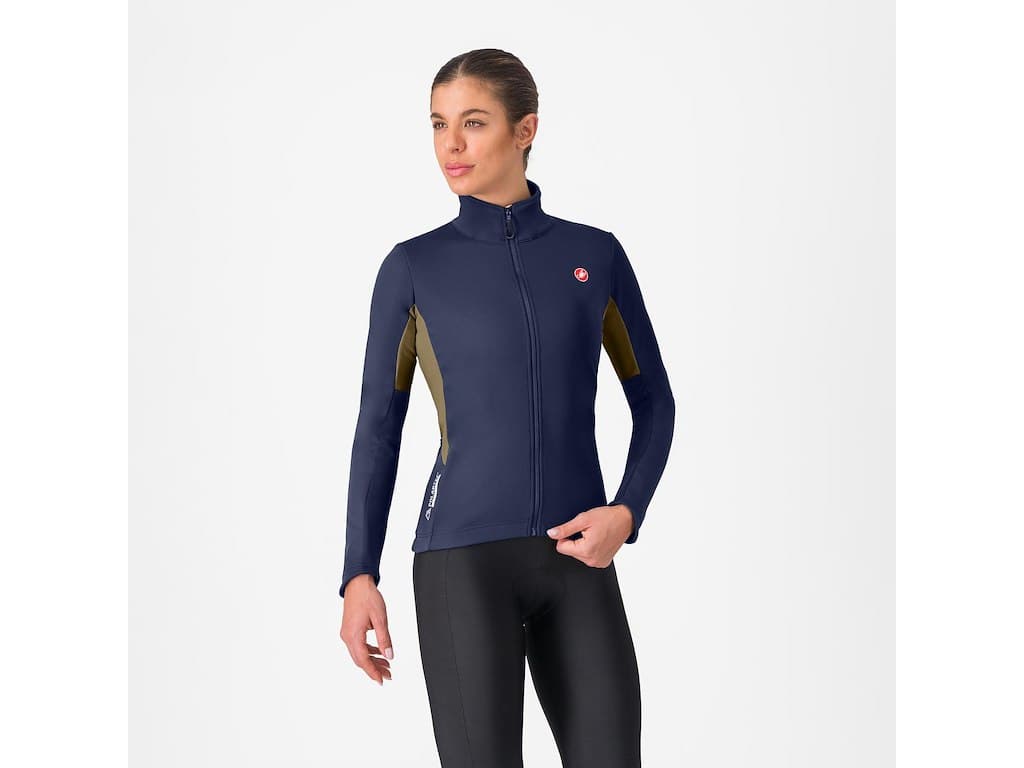 Castelli Entrata 2 Women's Jacket - Cykeljakke - Dame - Belgian Blue/Deep Green - XS